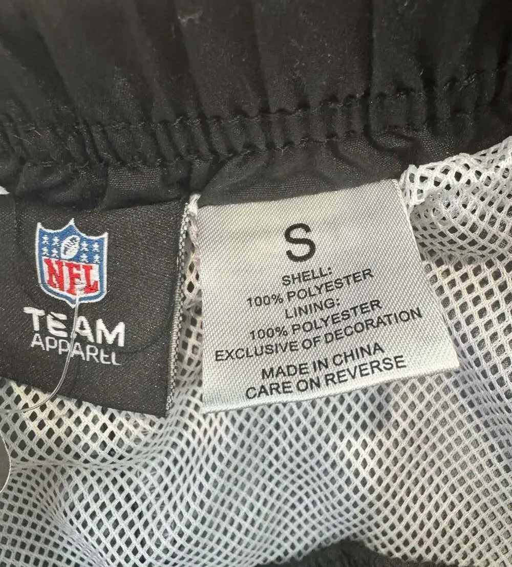 Philadelphia Eagles NFL Men’s Swim Trunks Board Shorts Black Gray Size S NWT